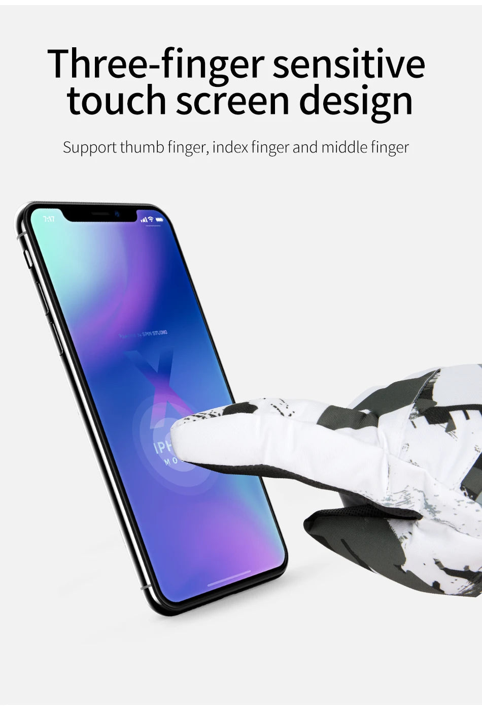 Thermal Ski Gloves Men Women