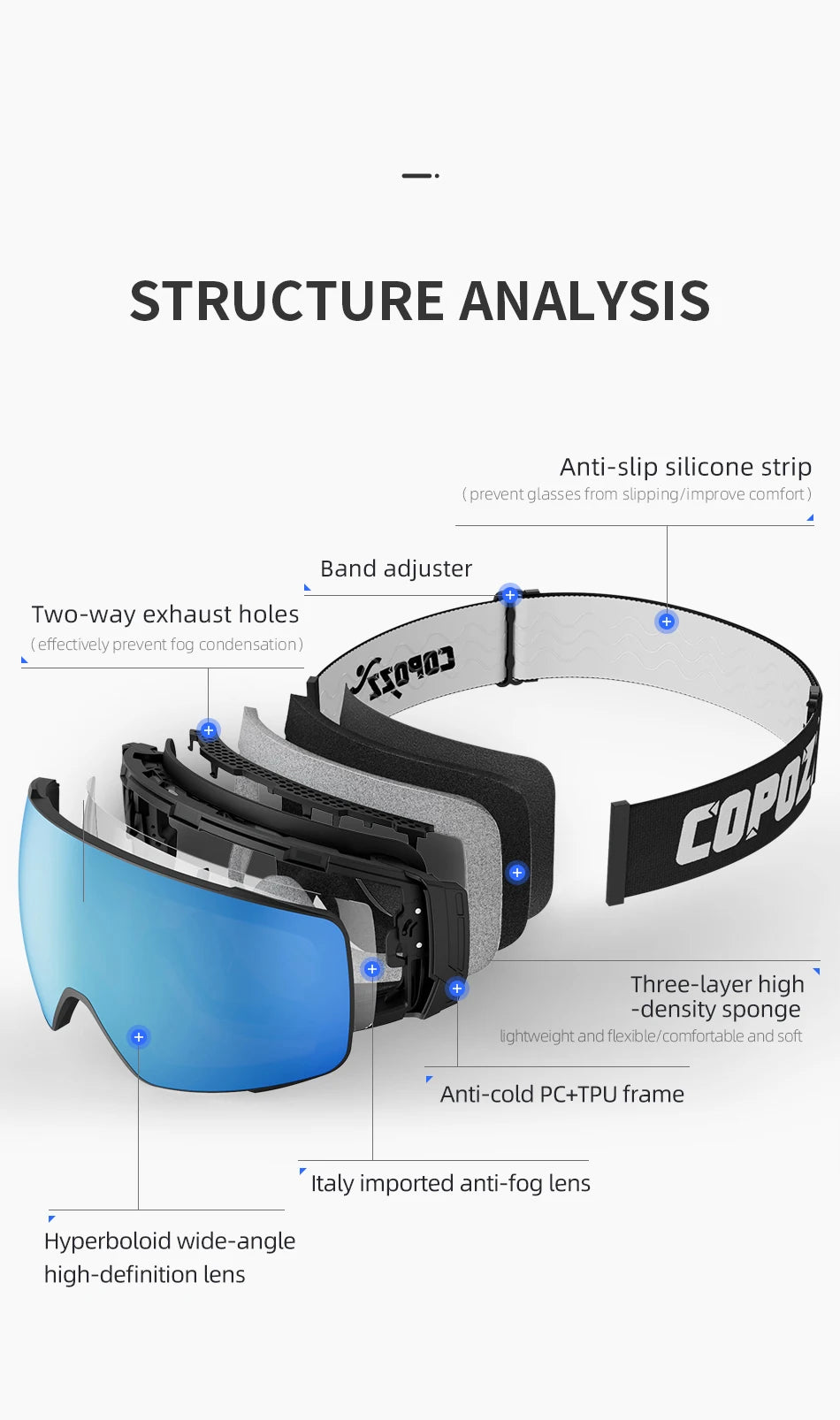 Polarized Ski Goggles