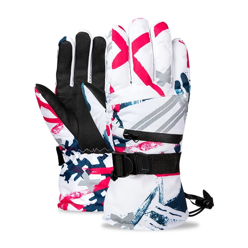 Thermal Ski Gloves Men Women