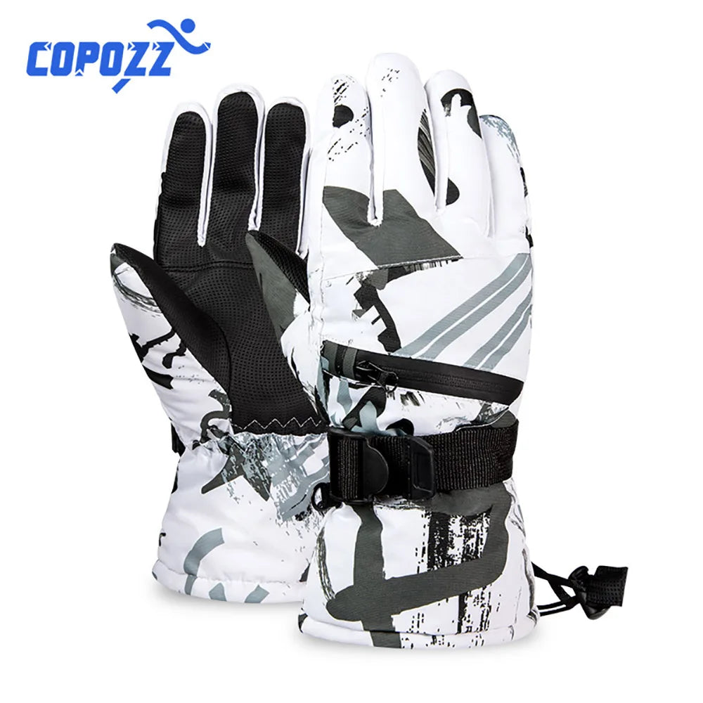Thermal Ski Gloves Men Women