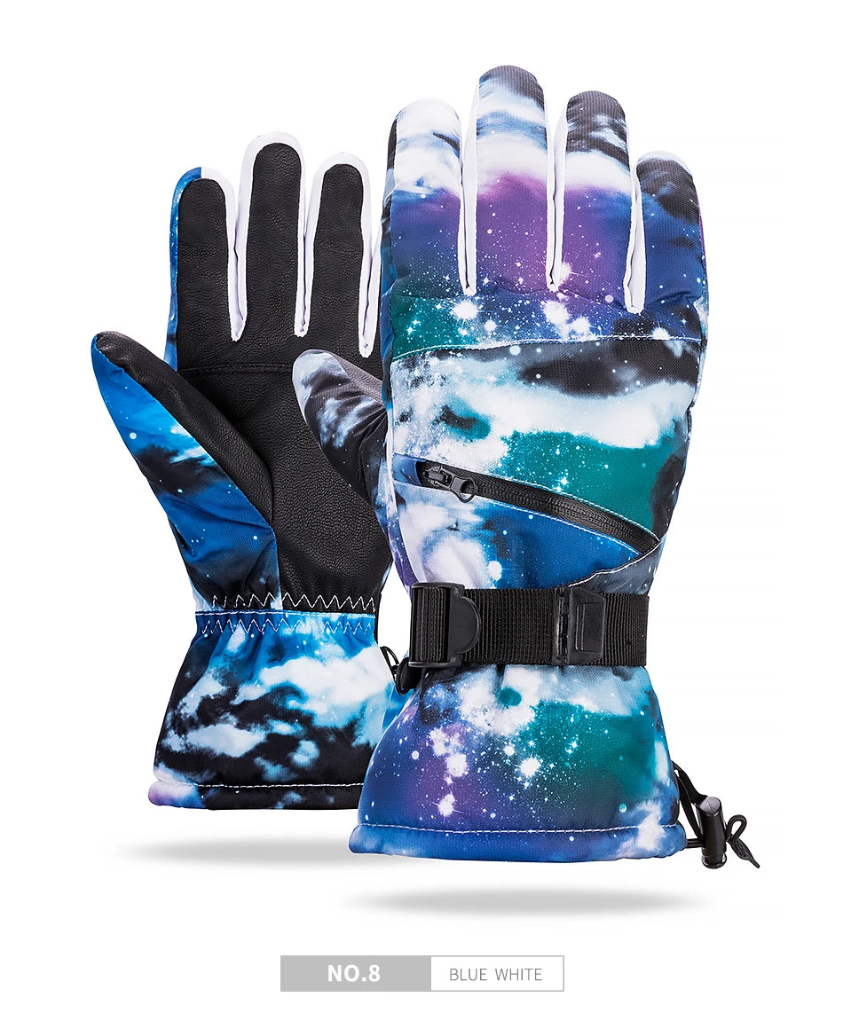 Thermal Ski Gloves Men Women
