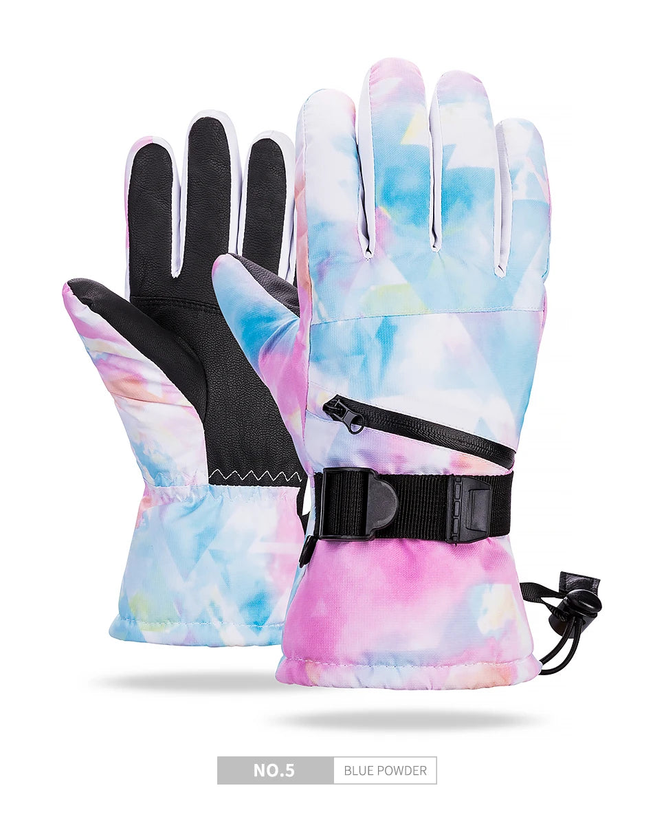 Thermal Ski Gloves Men Women