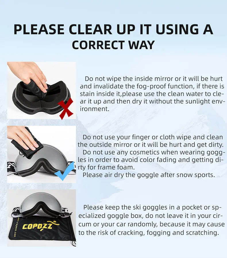 Professional Ski Glasses