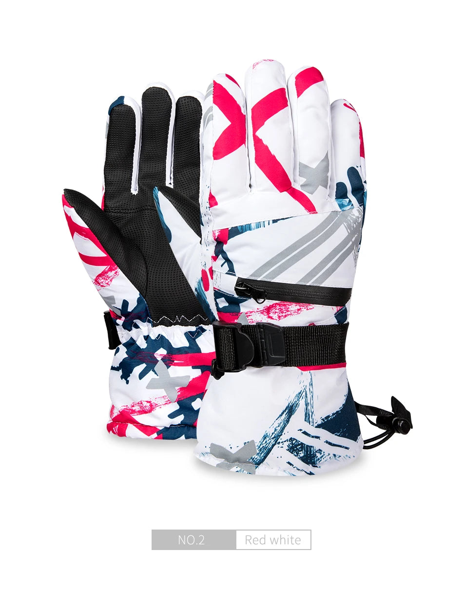 Thermal Ski Gloves Men Women