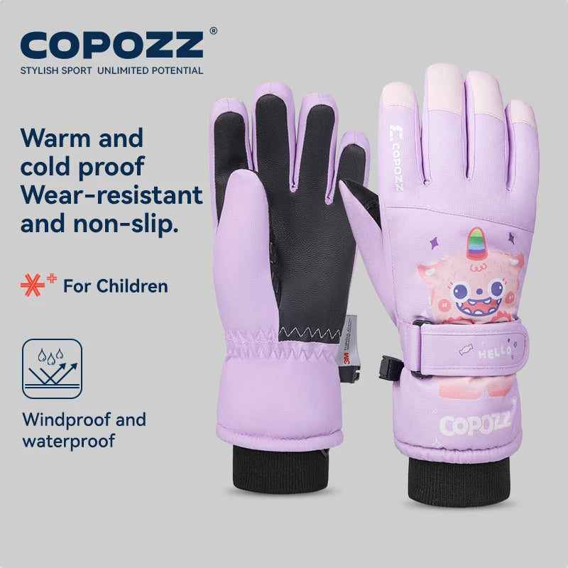 Children Winter Gloves for Girls Boys
