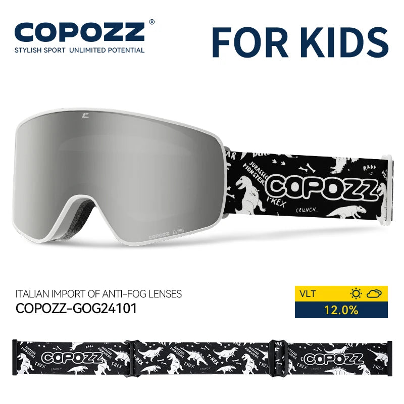 Magnetic Kids Ski Goggles