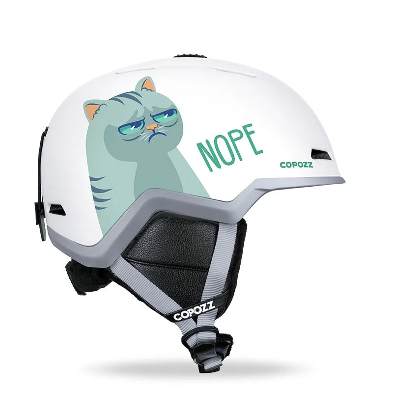 Ski Helmet Half-covered