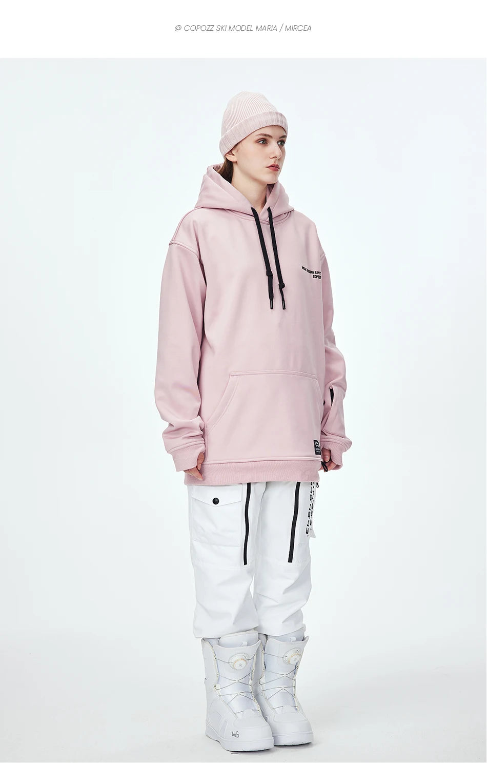 Oversize Ski Hoodie Men Women