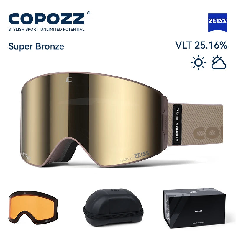New Magnetic Ski Goggles