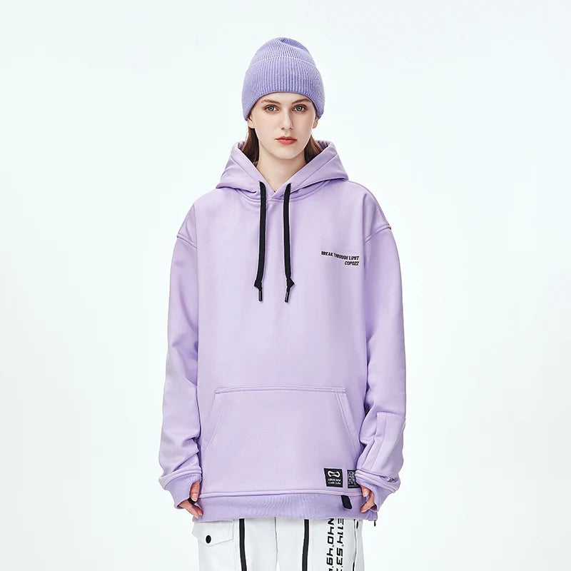 Oversize Ski Hoodie Men Women
