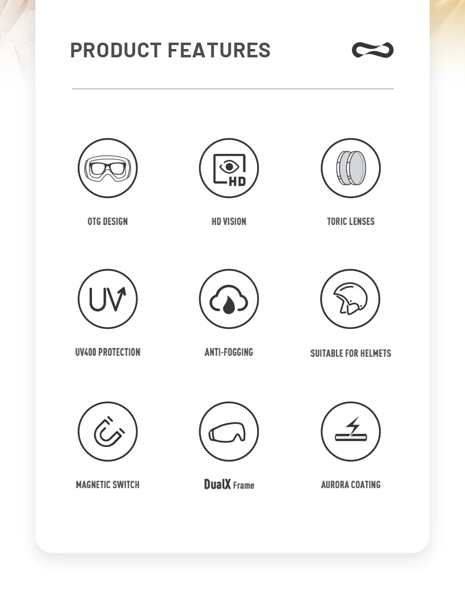 Magnetic Ski Goggles