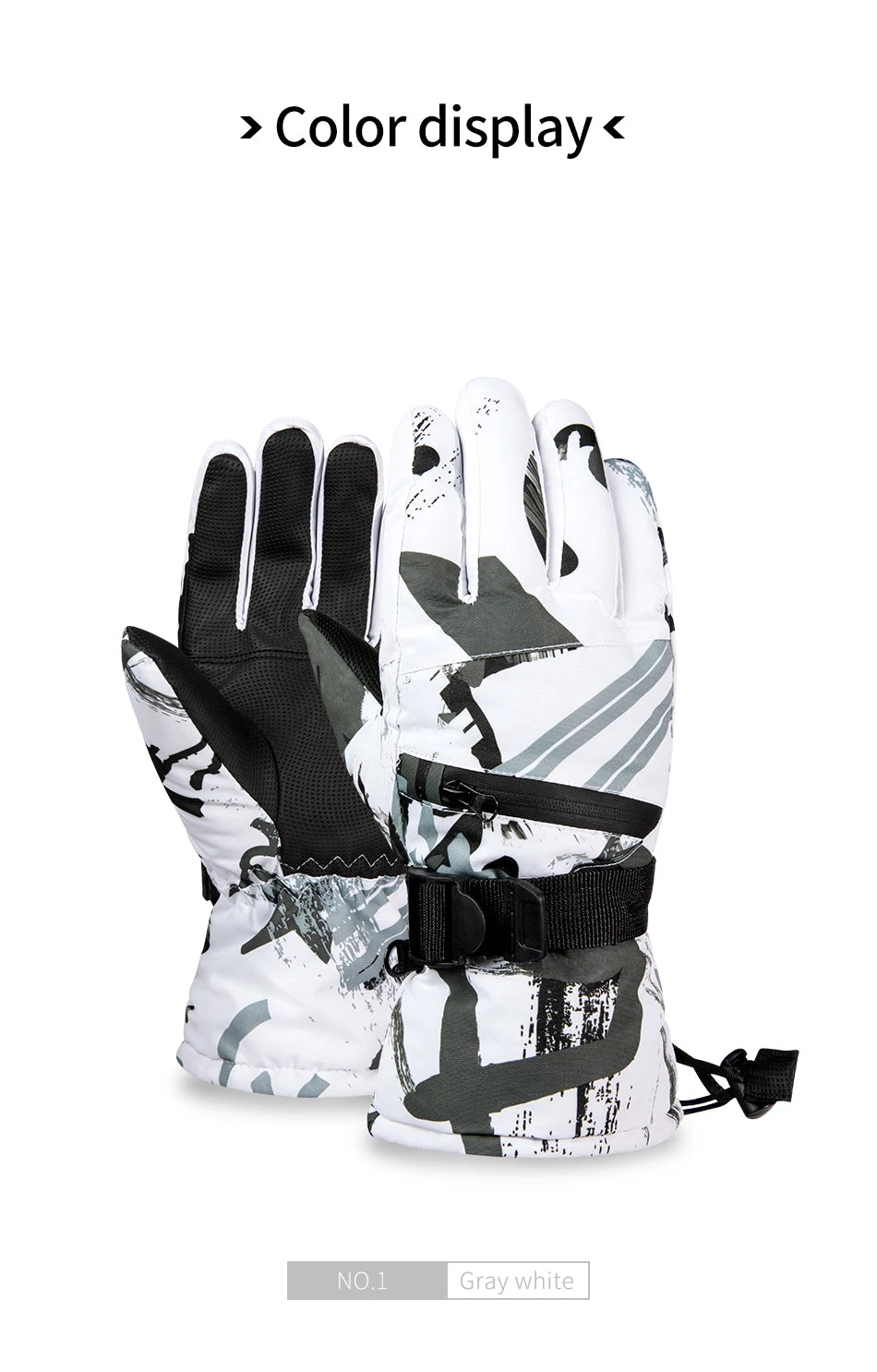 Thermal Ski Gloves Men Women 