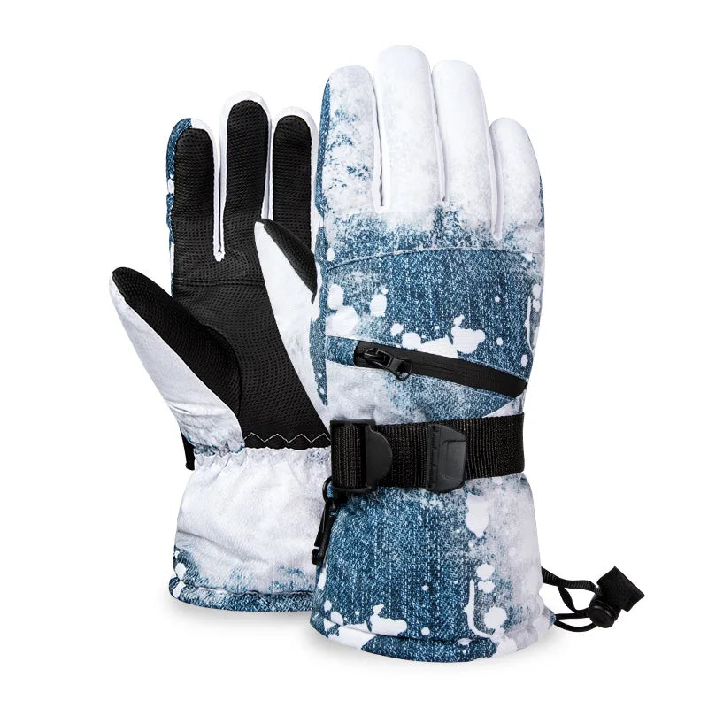 Thermal Ski Gloves Men Women 