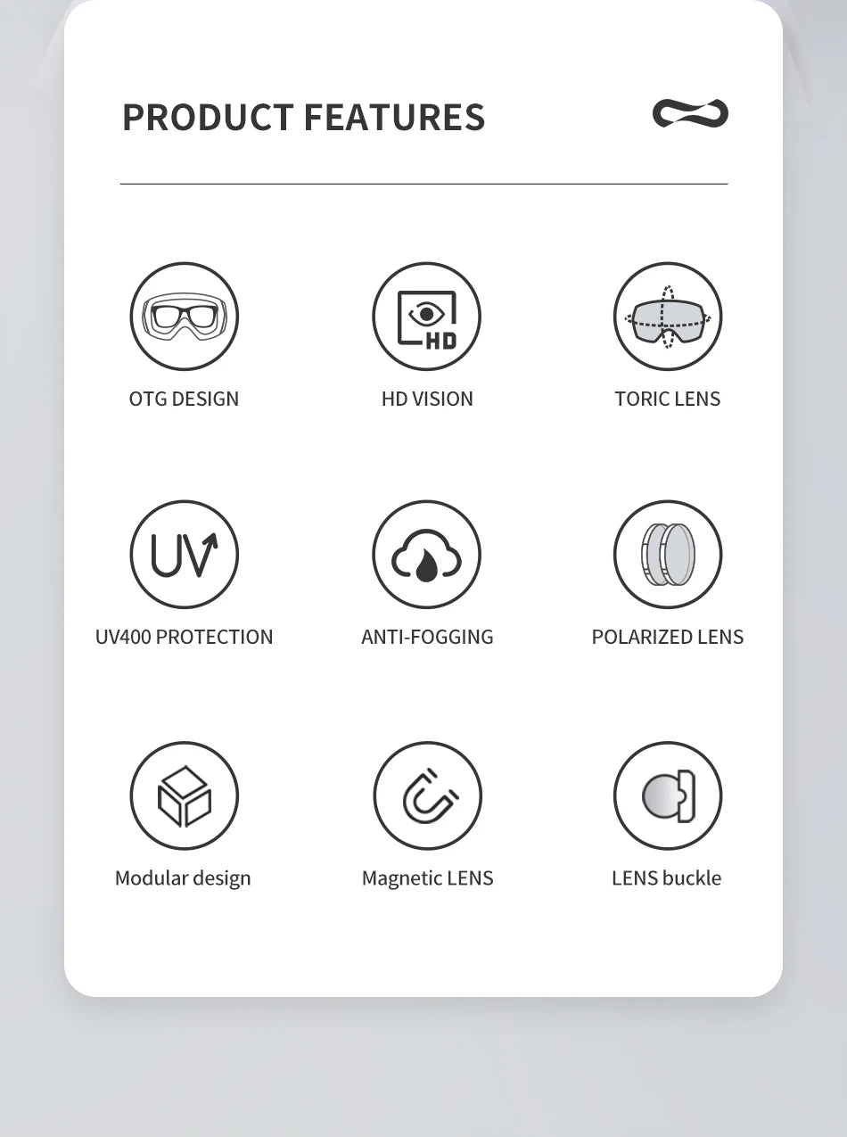 Polarized Ski Goggles