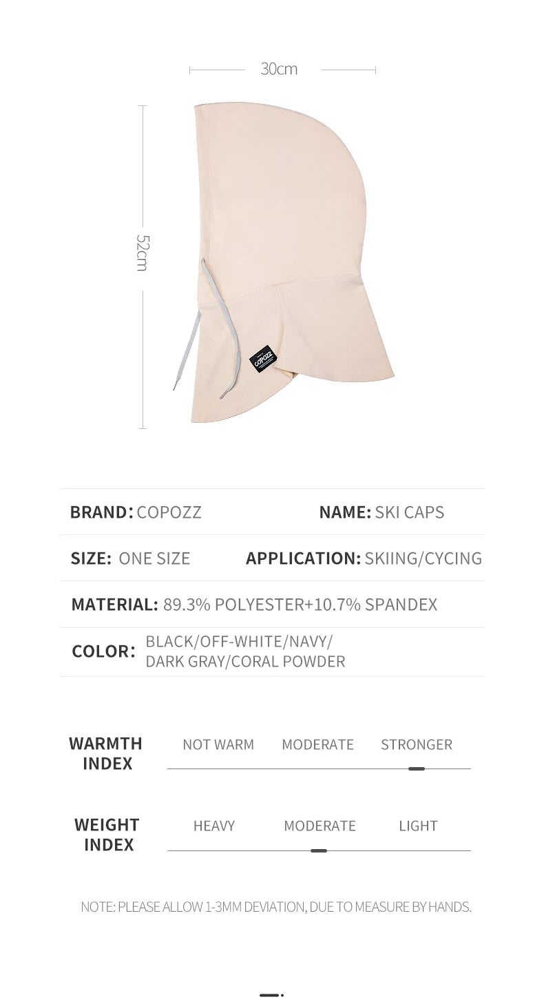 Thermal Fleece Ski Mask Full Face 