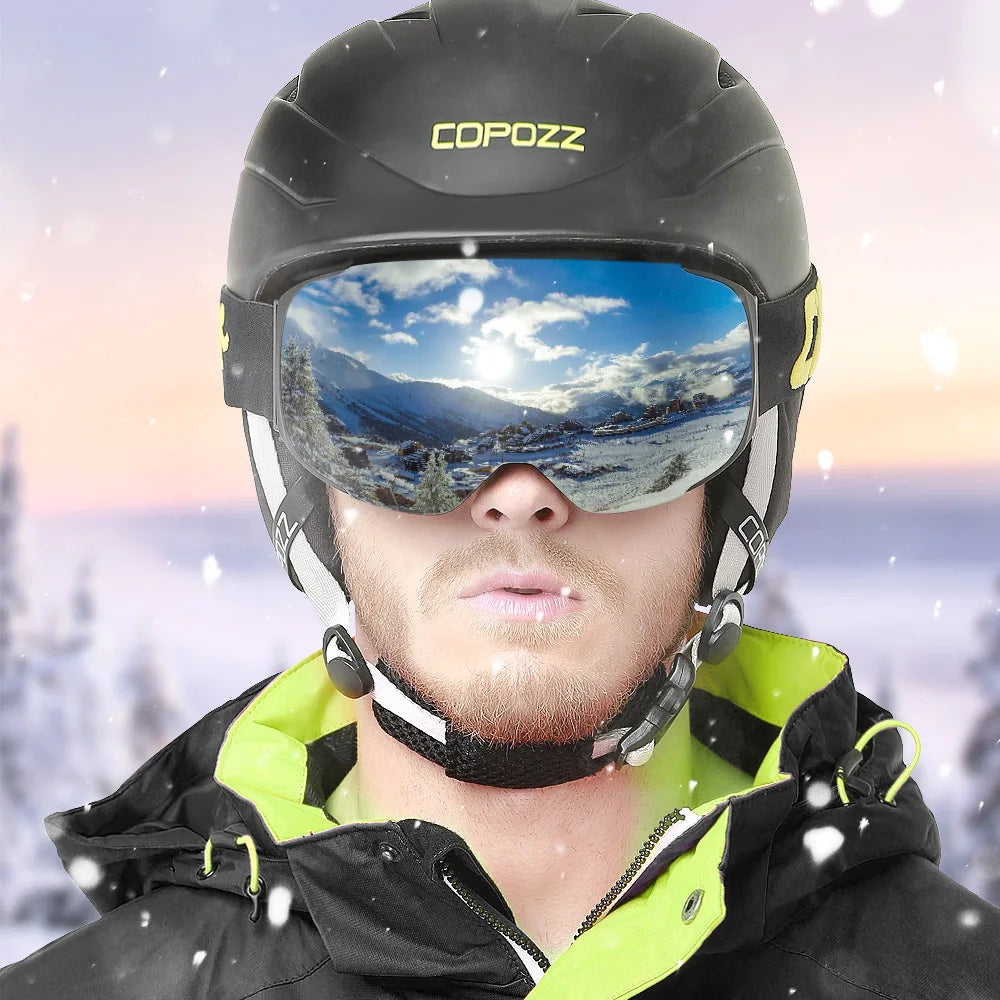 Magnetic Snowboard Ski Goggles with Case