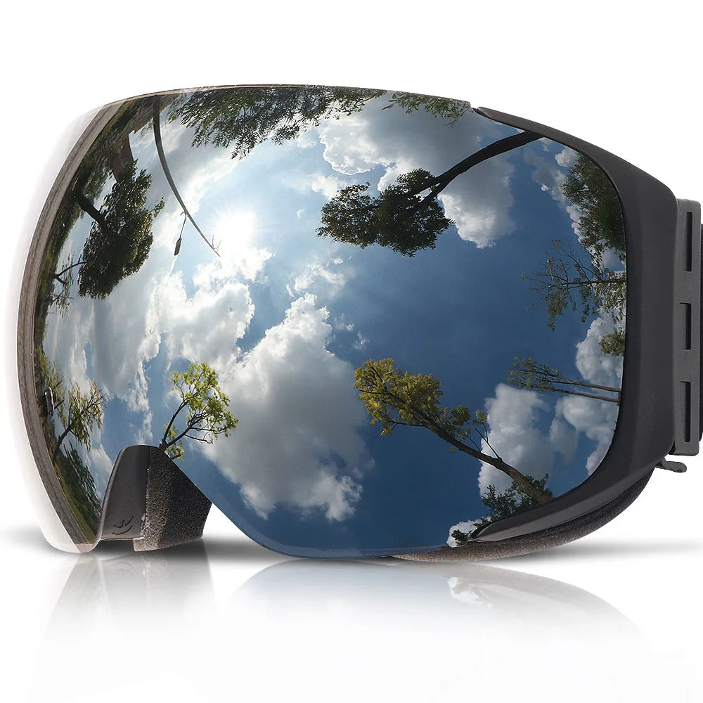 Magnetic Snowboard Ski Goggles with Case