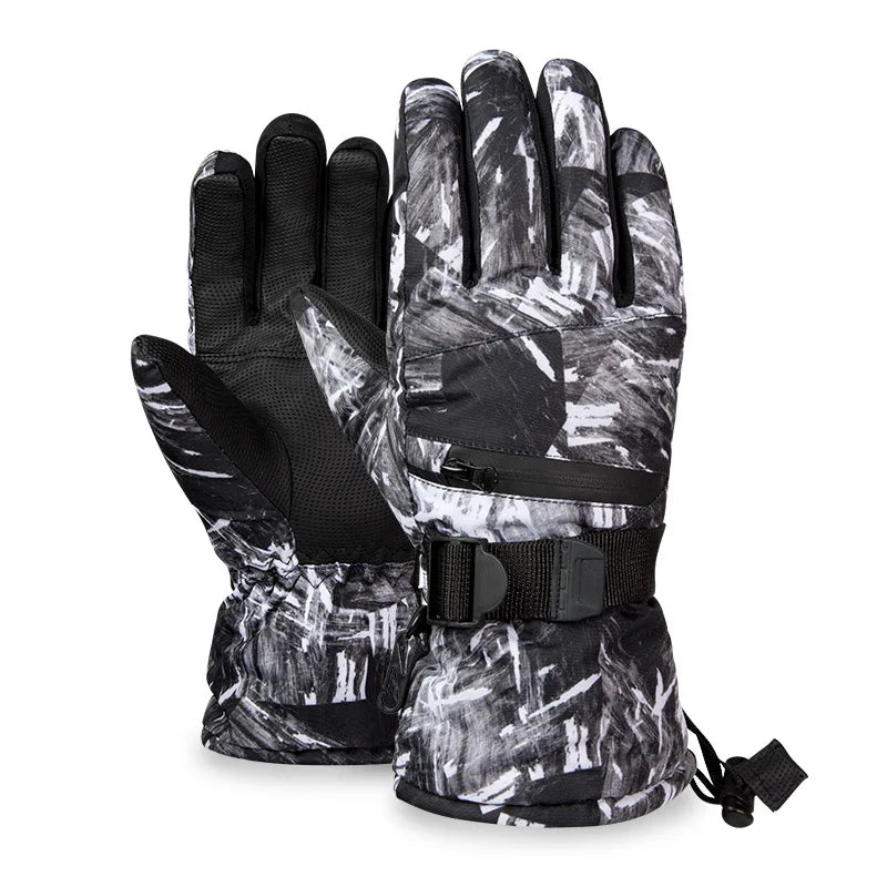 Thermal Ski Gloves Men Women 