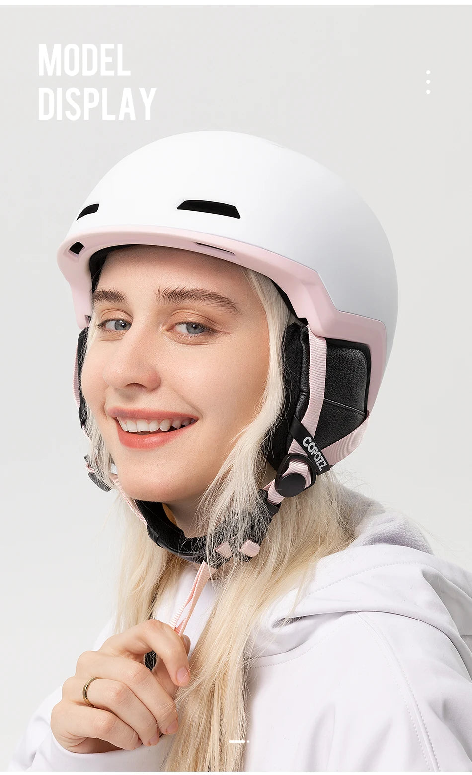 Ski Helmet Half-covered 