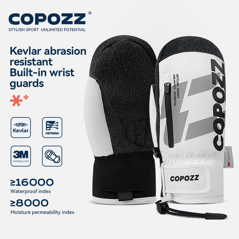 Winter Ski Gloves Kevlar 