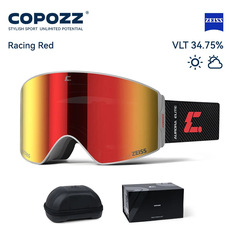 Luxury Magnetic Ski Goggles 