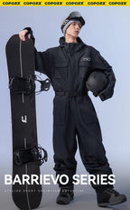 Men Women Ski One-piece Suit 