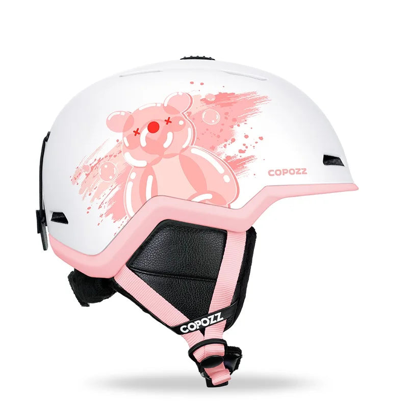 Half-covered Ski Helmet 