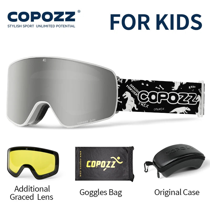 Magnetic Kids Ski Goggles