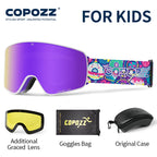 Magnetic Kids Ski Goggles