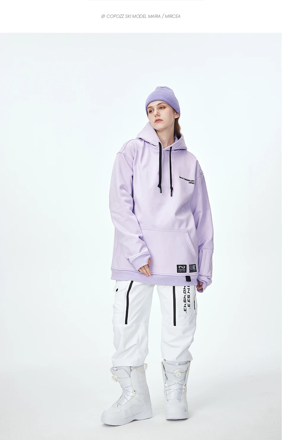 Oversize Ski Hoodie Men Women 