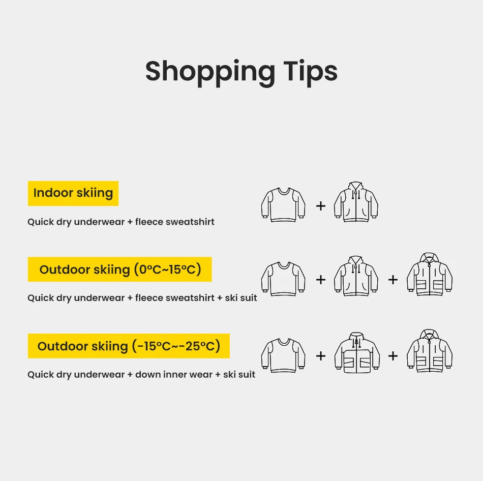 Oversize Ski Hoodie Men Women 