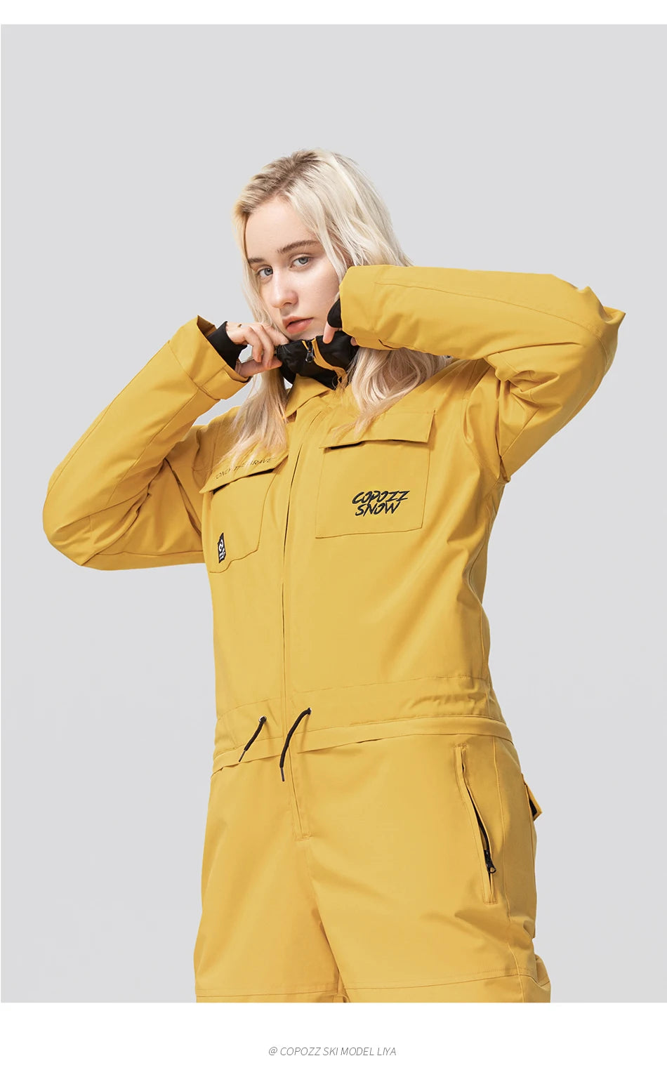 One-Piece Ski Jumpsuit 