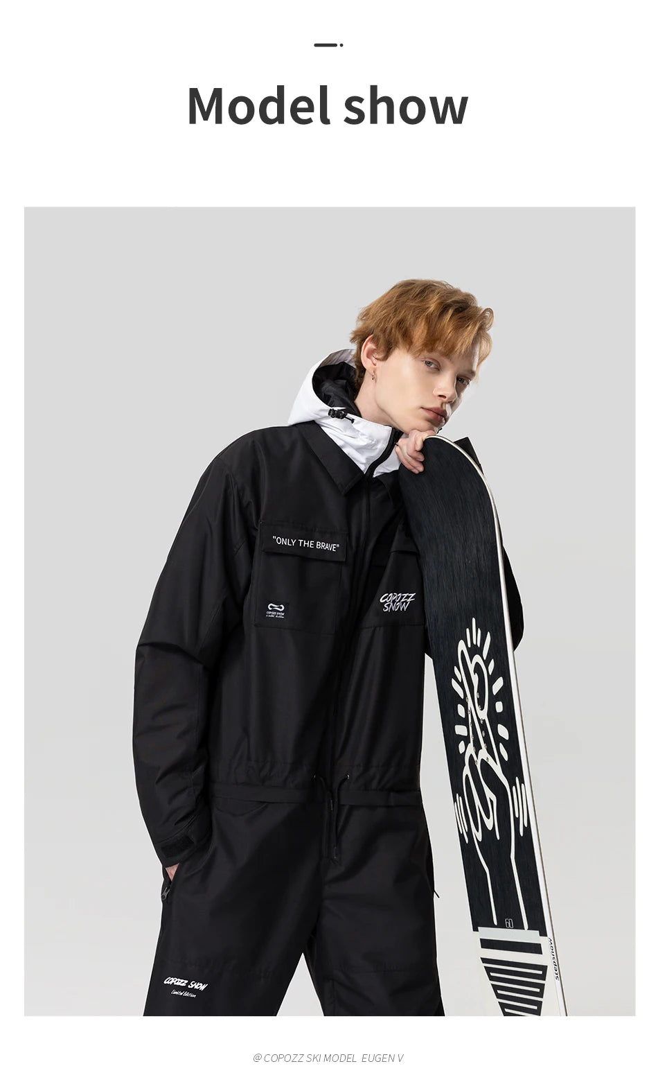 One-Piece Ski Jumpsuit 