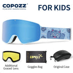 Magnetic Kids Ski Goggles
