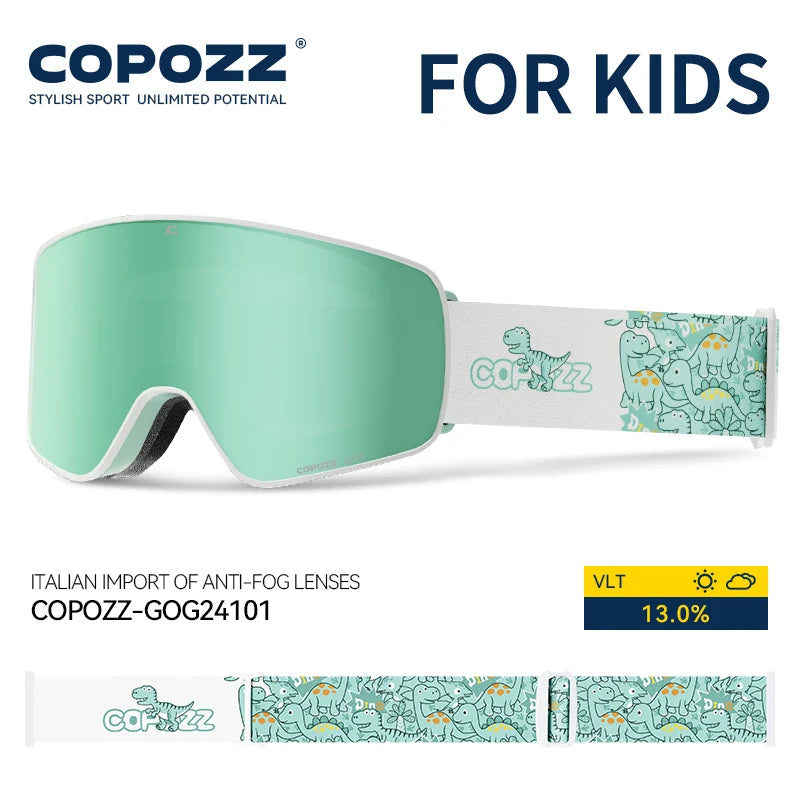 Magnetic Kids Ski Goggles